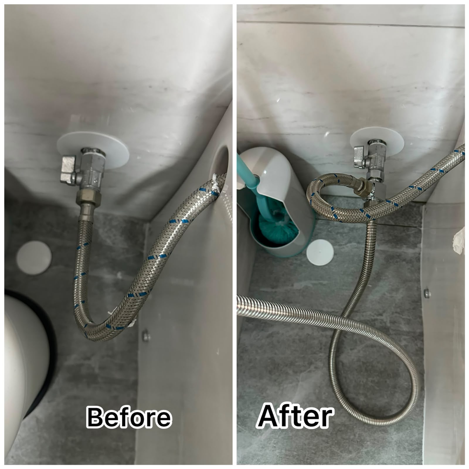 Stainless Steel Flexible Water Hose Replacement Service in Singapore